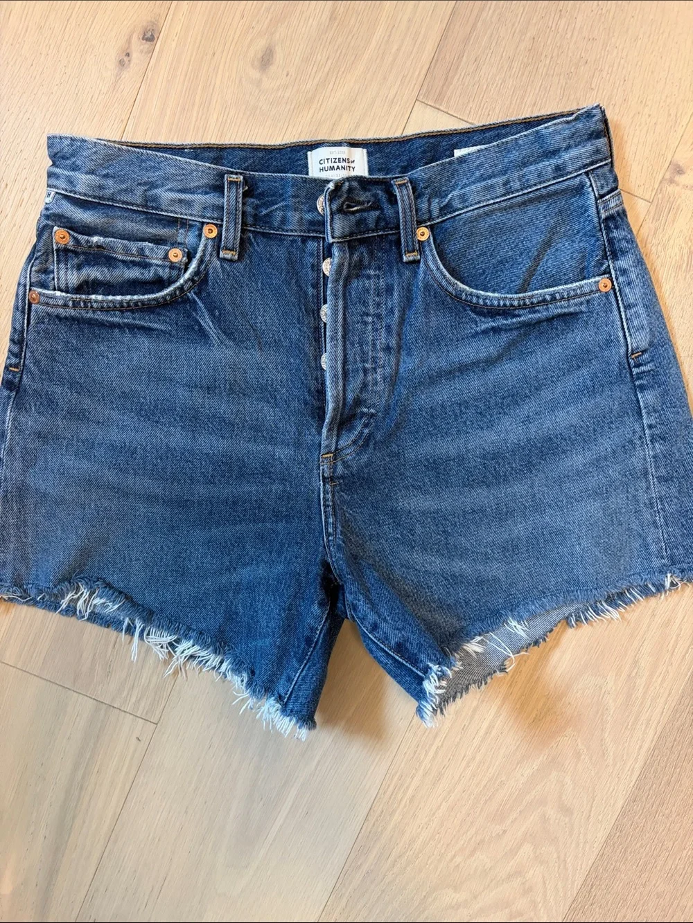 Citizens of Humanity Annabelle Long Shorts Size 26 4’’ long